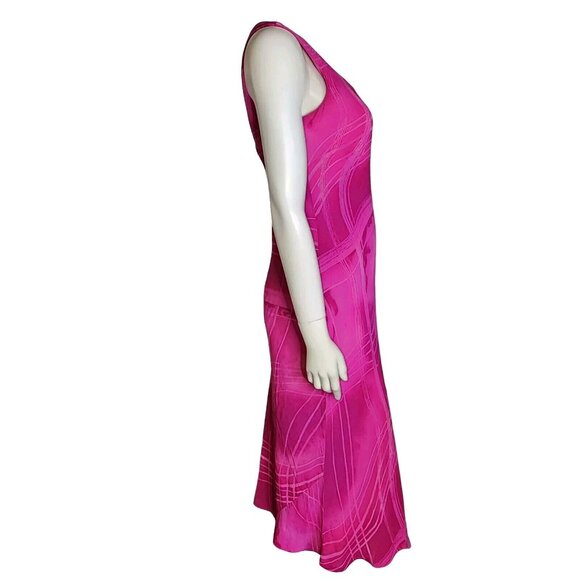 Rabbit Rabbit Rabbit Dress Womens Size 8P 8 Petite Solid All Pink Sleeveless - Picture 4 of 7